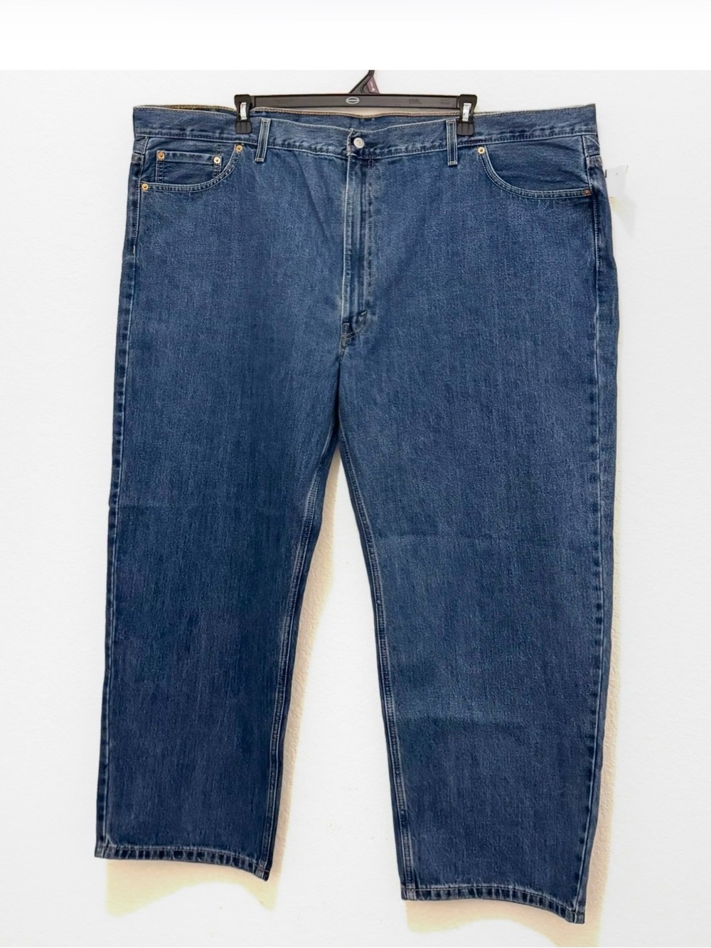 Levi’s 550 Relaxed Fit Tapered Jeans Blue Denim Men's Big & Tall 54x30